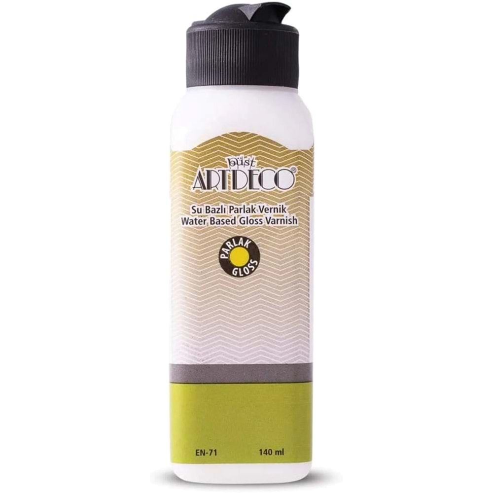 VERNİK ARTDECO SU BAZLI EKSTRA PARLAK 140 ML Y-073R-04