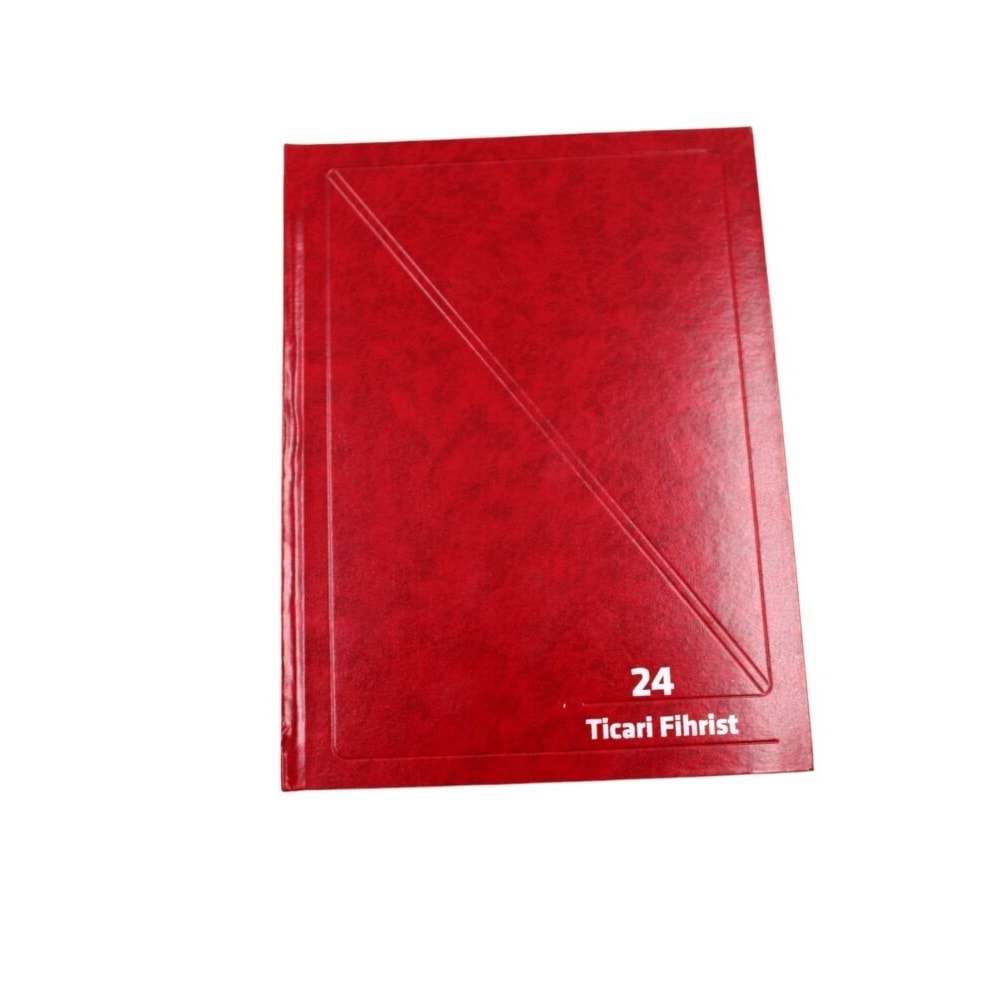 DEFTER FİHRİST 20*28 24 LÜ