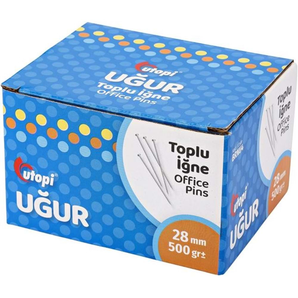 TOPLU İĞNE UTOPİ UĞUR BRNU4 28 MM 500 GR