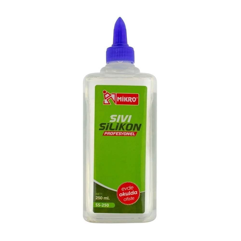 YAPIŞTIRICI SIVI SİLİKON MİKRO SS-250 250 ML (12 ADET)