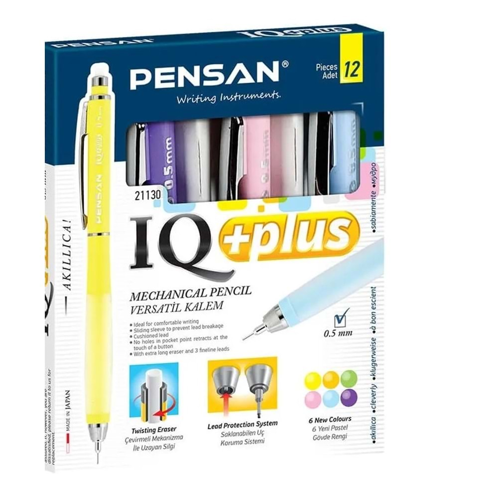 KALEM UCLU PENSAN IQ PLUS 21130 (12 ADET)