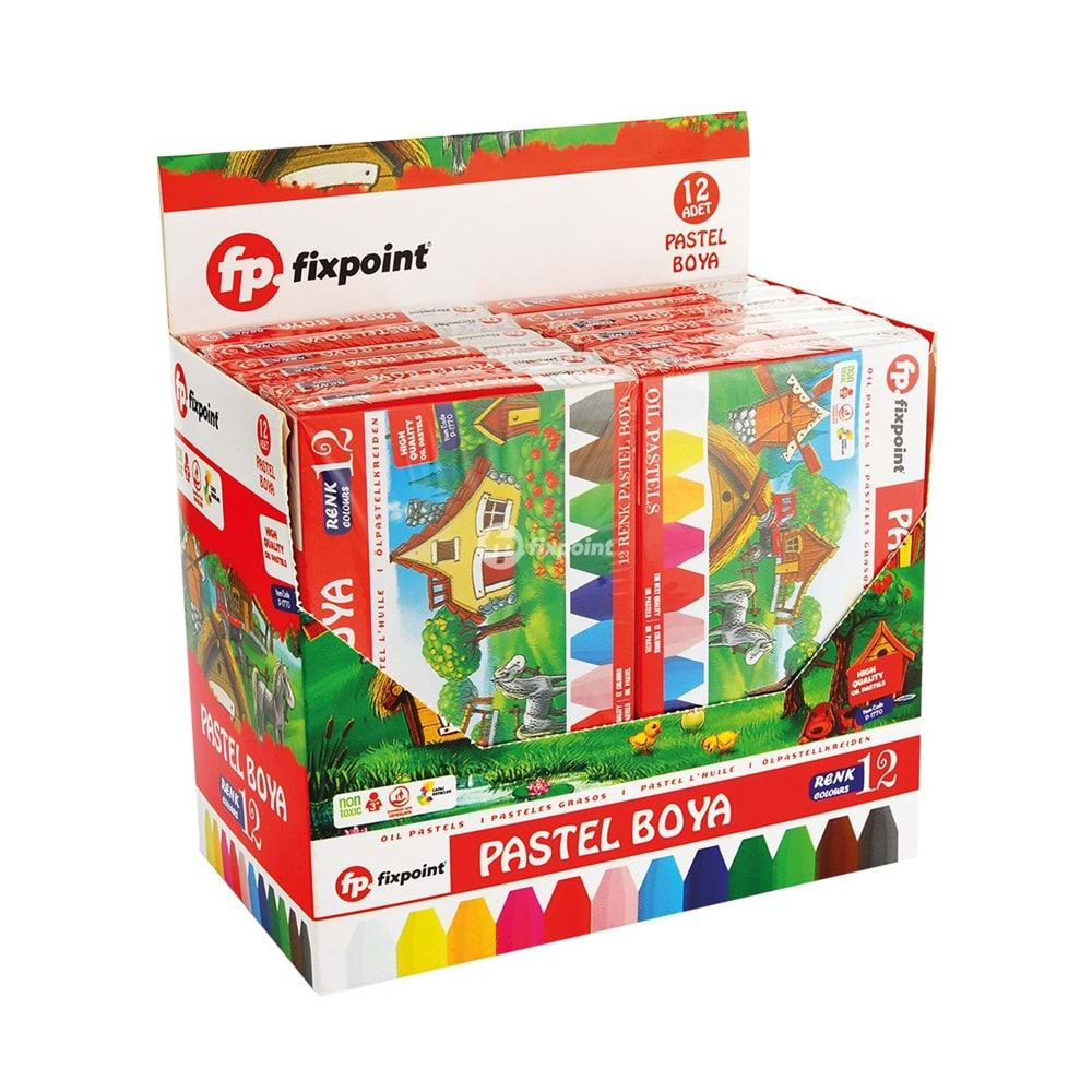 BOYA PASTEL FİXPOİNT P-1770 (12 ADET)