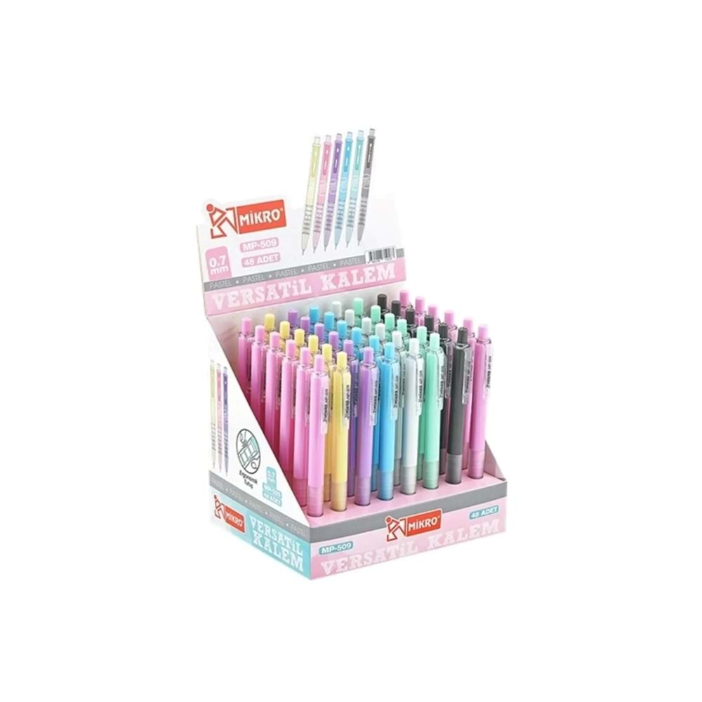 KALEM UCLU MİKRO PASTEL MP-509 (48 ADET)