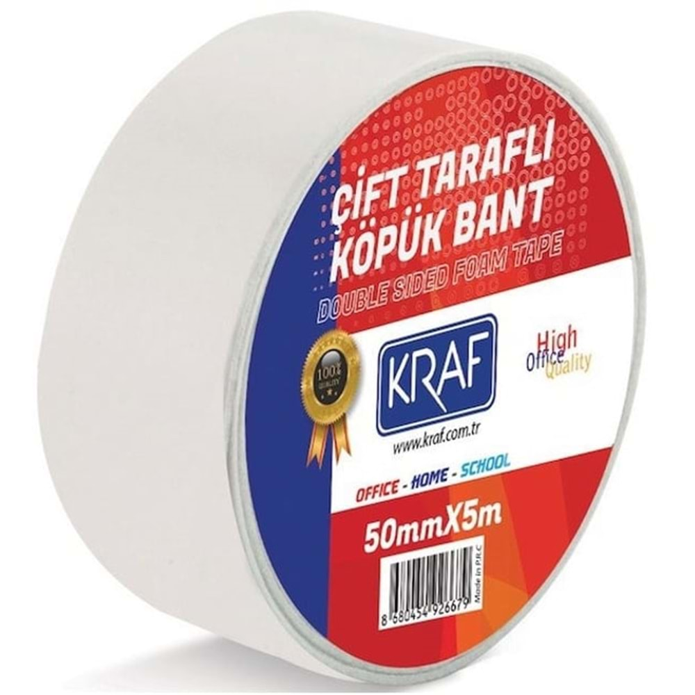 BANT ÇİFT TARAFLI KÖPÜK KRAF 5050G 50*5