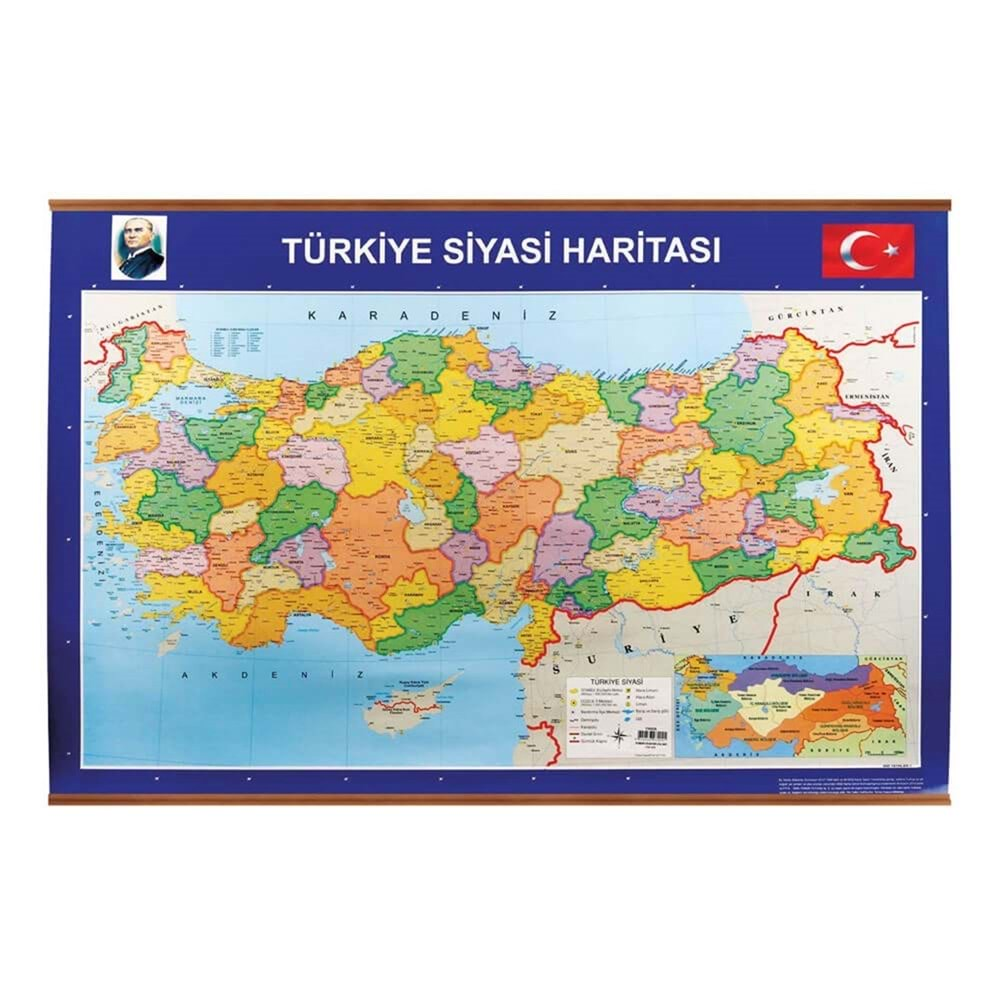 HARİTA TÜRKİYE ÇITALI 70*100 PAN 403 (5 ADET)