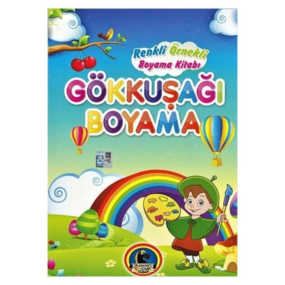 BOYAMA KİTABI KARATAY GÖKKUŞAĞI BOYAMA (40 ADET)