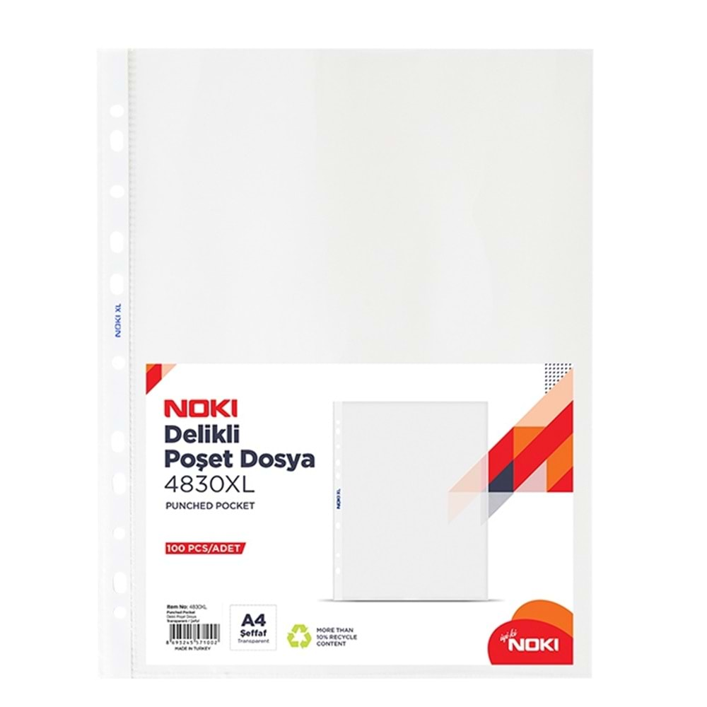 DOSYA POŞET NOKI XL 4830XL 100 LÜ