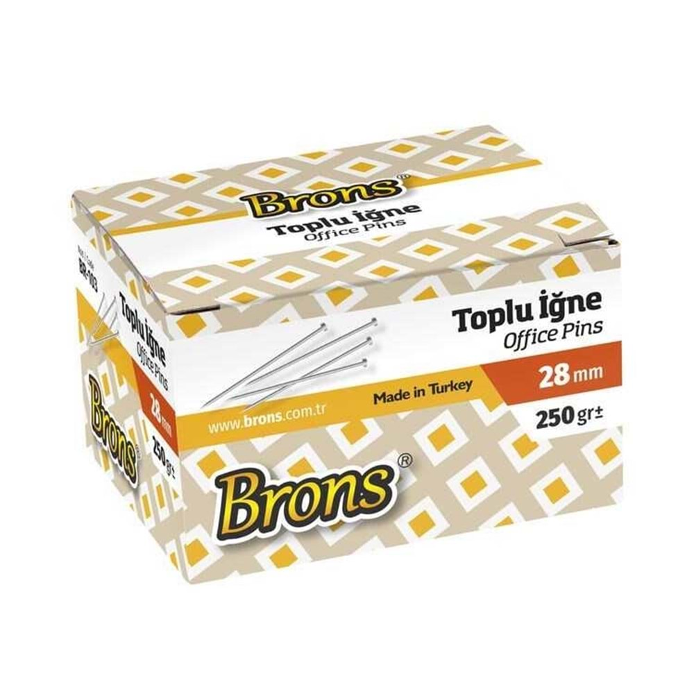 TOPLU İĞNE BRONS METAL 28/250 BRNU3 250 GR