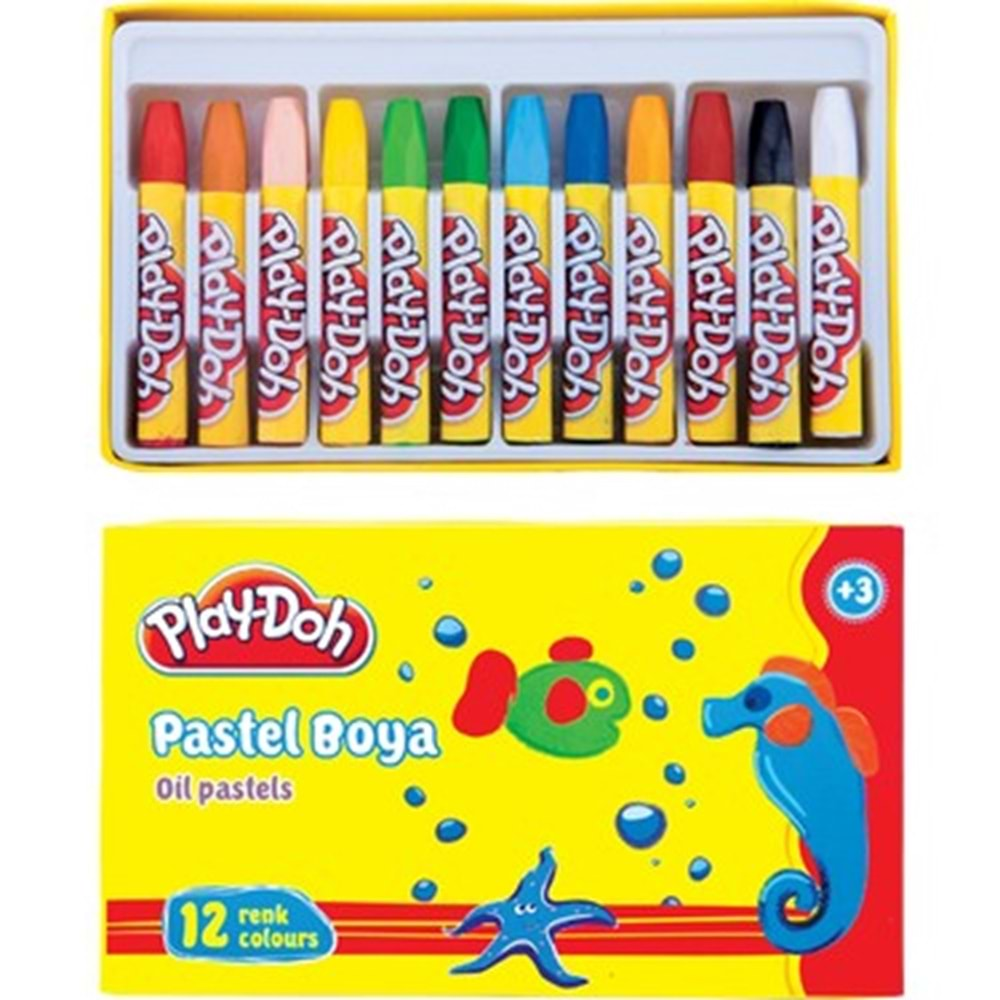 BOYA PASTEL PLAY-DOH 12 Lİ PLAY-PA002