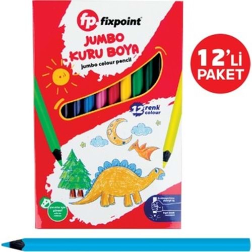 BOYA KALEMİ FİXPOİNT JUMBO P-0813 (12 ADET)