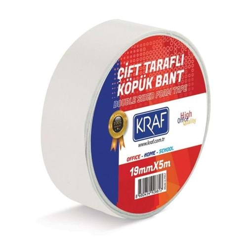 BANT ÇİFT TARAFLI KÖPÜK KRAF 5019G 19*5