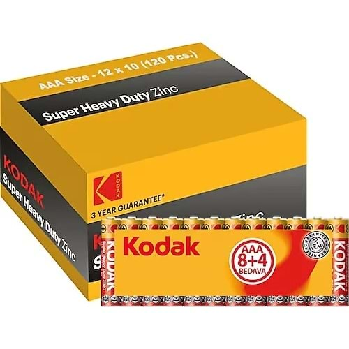 PİL KODAK ZINC İNCE 8+4 120 Lİ