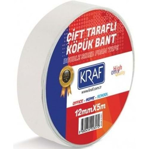 BANT ÇİFT TARAFLI KÖPÜK KRAF 15*5