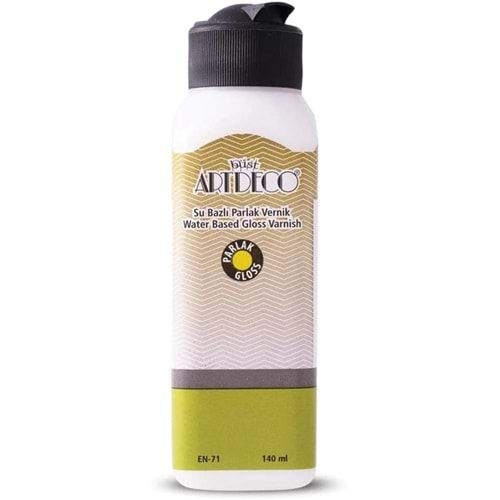 VERNİK ARTDECO SU BAZLI EKSTRA PARLAK 140 ML Y-073R-04