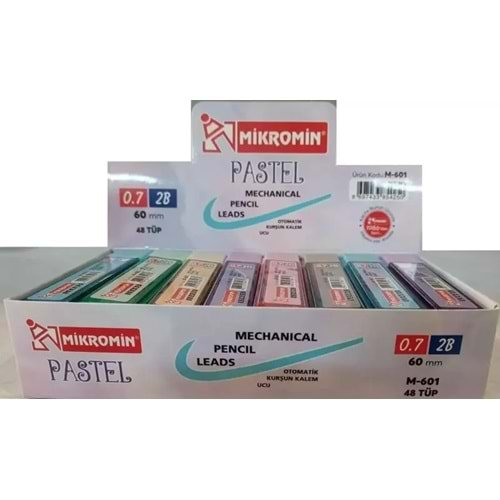 KALEM UCU MİKRO PASTEL 0.7 MM M-601 48 Lİ