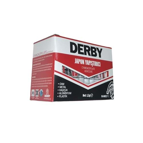 YAPIŞTIRICI DERBY JAPON 1,5 GR (50 ADET)