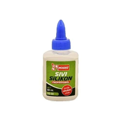 YAPIŞTIRICI SIVI SİLİKON MİKRO SS-50 50 ML (24 ADET)