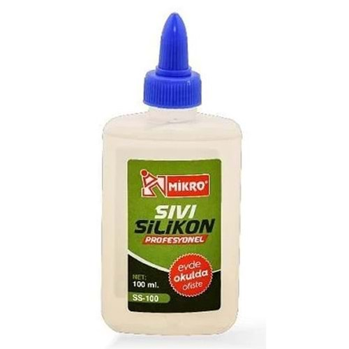 YAPIŞTIRICI SIVI SİLİKON MİKRO SS-100 100 ML (12 ADET)