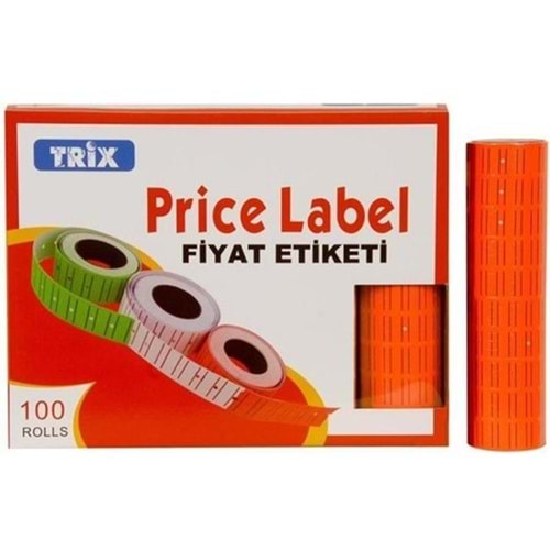 ETİKET FİYAT TRİX 10 LU (10 ADET)