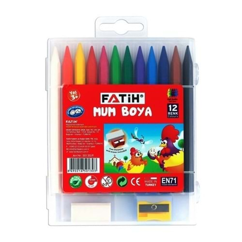 BOYA MUM FATİH SİLGİLİ KALEMTRAŞLI (12 ADET)