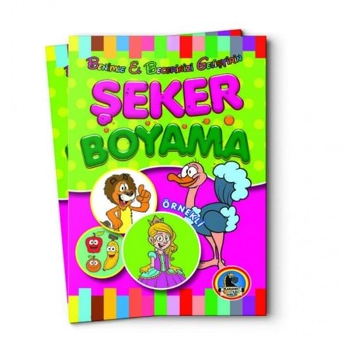 BOYAMA KİTABI KARATAY ŞEKER BOYAMA (40 ADET)