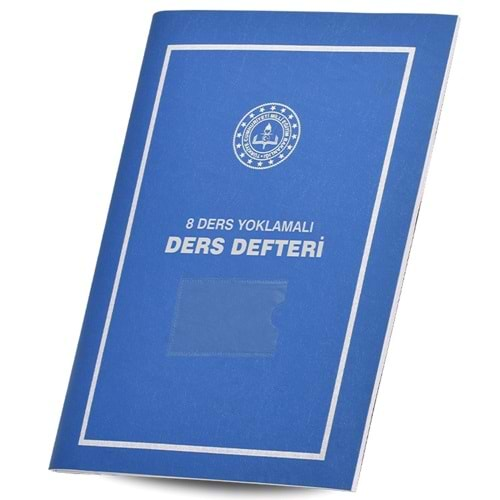 DERS DEFTERİ 8 DERS YOKLAMALI ZIMBALI DİKİŞLİ 388