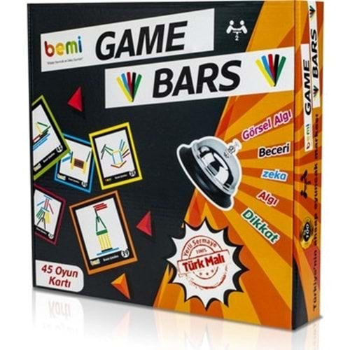 OYUN ZEKA AHŞAP EĞİTİCİ BEMİ GAME BARS