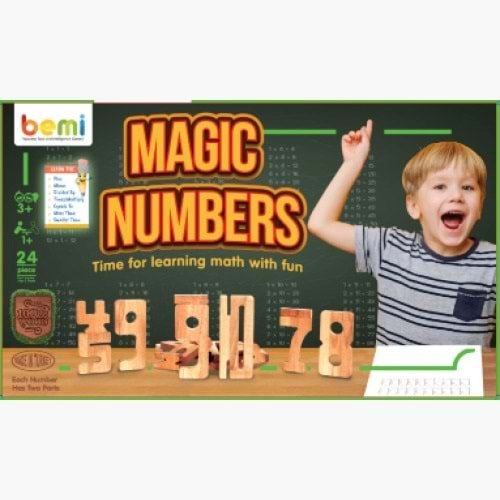 OYUN ZEKA AHŞAP EĞİTİCİ BEMİ MAGIC NUMBERS