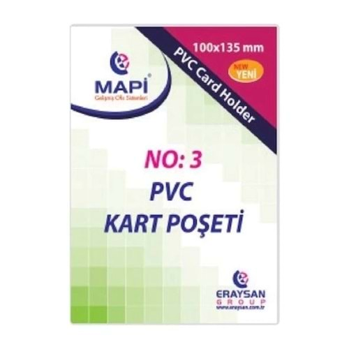 PVC KART POŞETİ MAPİ NO:3 100*135 9101037 100 LÜ