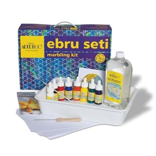 EBRU SETİ ARTDECO 8 RENK Y-016 ES-8